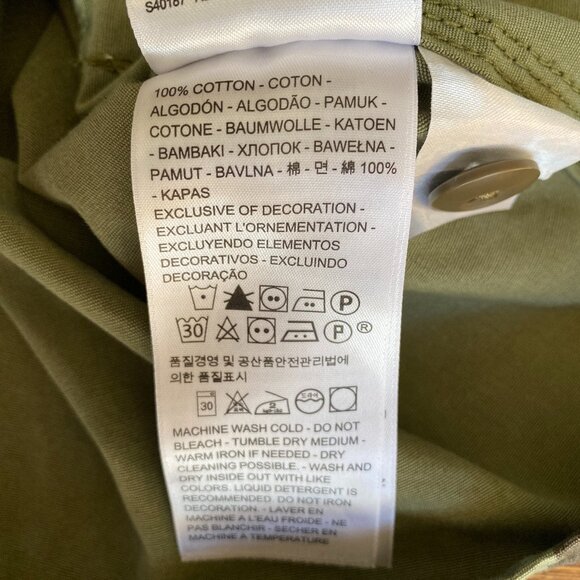 Levi’s Caroline Camo Embroidered Jacket Hippie Military Utility Y2K Grunge Sz L - Picture 14 of 16